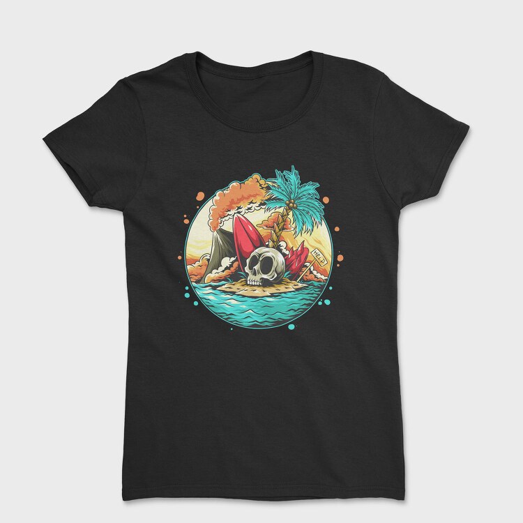 Volcano Skull Rescue, Tricou Femei