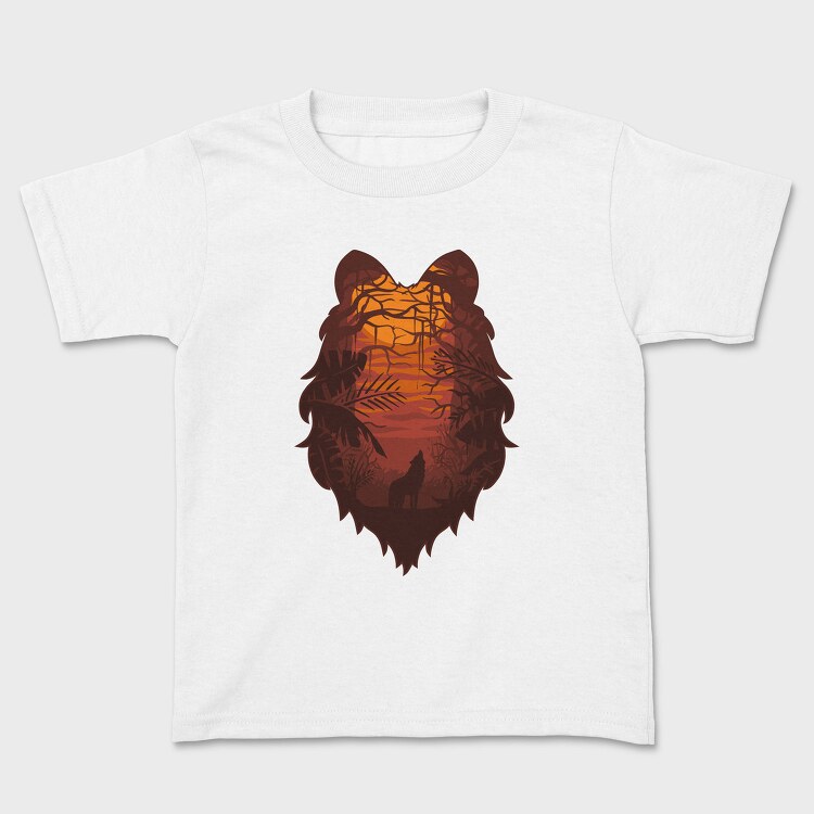 Wolf Howl Sunset, Tricou Copii