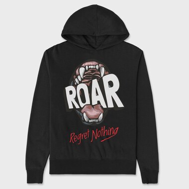 Regret Nothing Roar, Hanorac Oversize Barbati (Unisex)