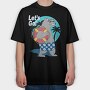 Lets Go Snorkel Bear, Tricou Oversize Barbati (Unisex)