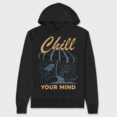 Chill Your Mind, Hanorac Oversize Barbati (Unisex)