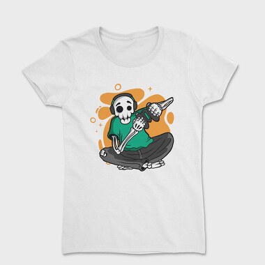 Tricou Femei, Gamer Skeleton