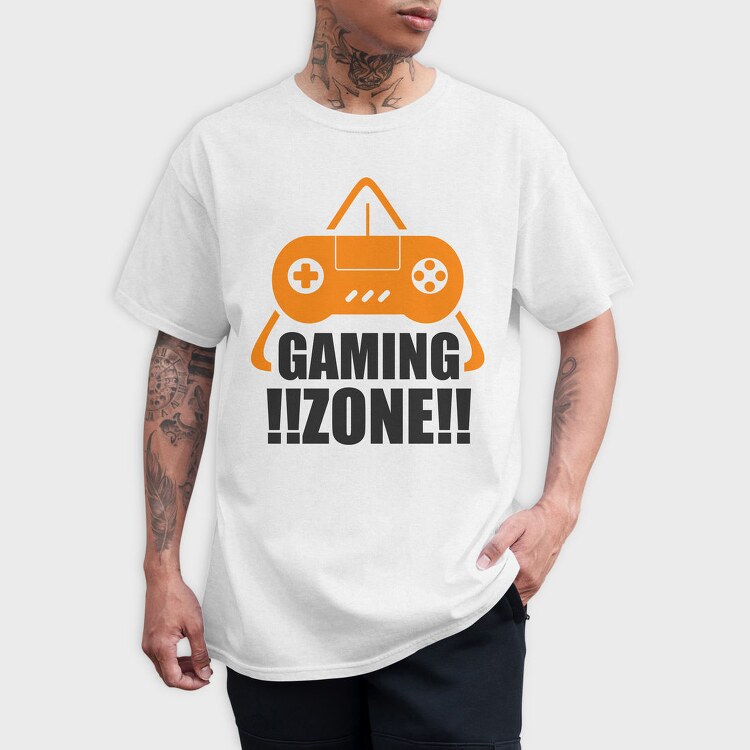 Gaming Zone Controller, Tricou Barbati (Unisex)