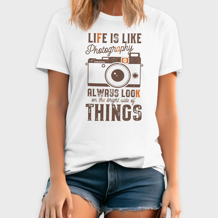 Life Is Like Photography, Tricou Barbati (Unisex)