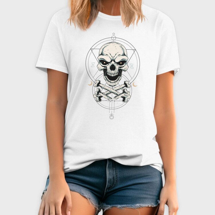 Skull Moon Ritual, Tricou Barbati (Unisex)