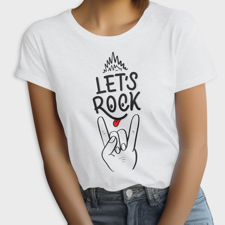Lets Rock Hand Sign, Tricou Femei