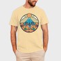 Camping Illustration, Tricou Barbati (Unisex)