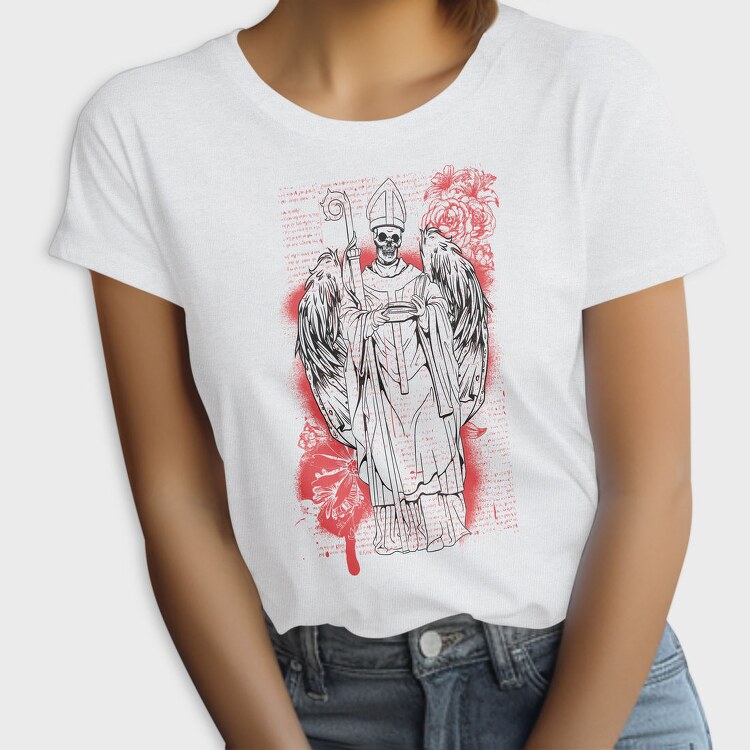 Skeleton Priest Angel, Tricou Femei