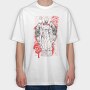 Skeleton Priest Angel, Tricou Oversize Barbati (Unisex)