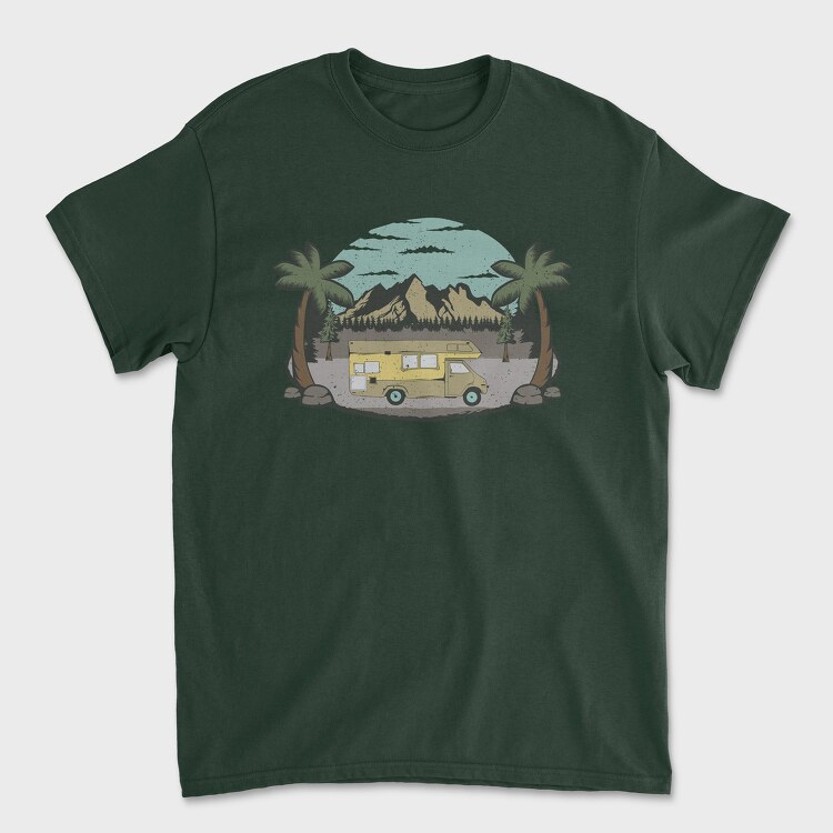 Retro Nature Outdoor 11, Tricou Barbati (Unisex)