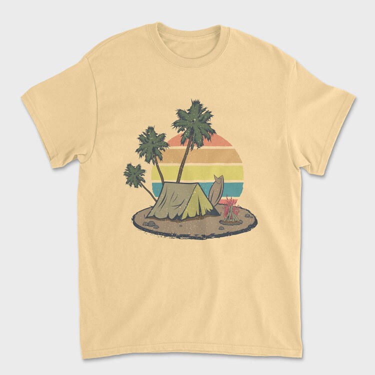 Retro Nature Outdoor 8, Tricou Barbati (Unisex)