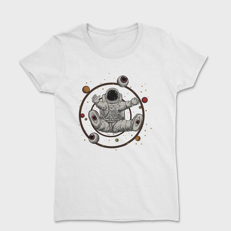 Tricou Femei, Abstract Astronaut