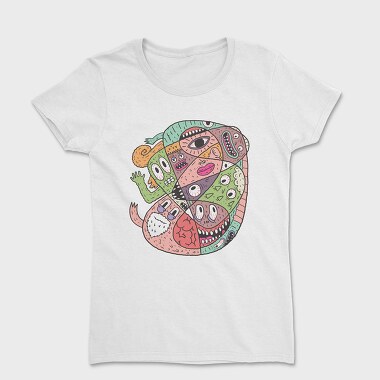 Abstract Monster 1, Tricou Femei