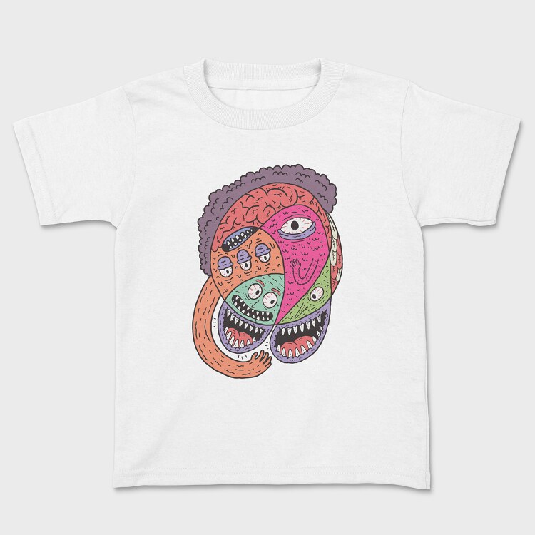 Tricou Copii, Abstract Monster 2