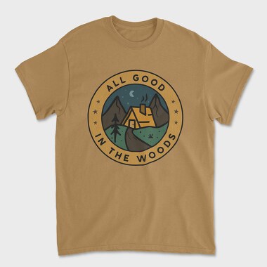 All Good in the Woods, Tricou Barbati (Unisex)