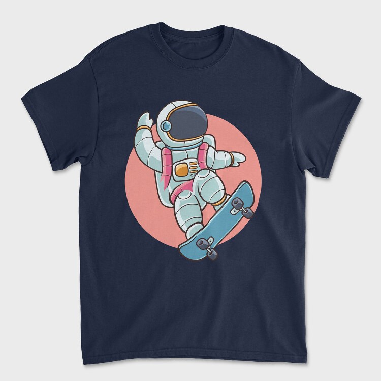 Tricou Barbati (Unisex), Astronaut Skate 2