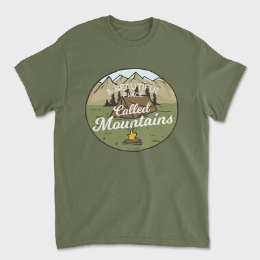 Beautiful Place Called Mountains, Tricou Barbati (Unisex)