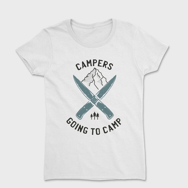 Campers Going Camp, Tricou Femei