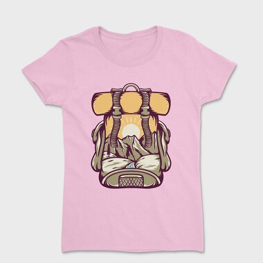 Camping Illustration 6, Tricou Femei