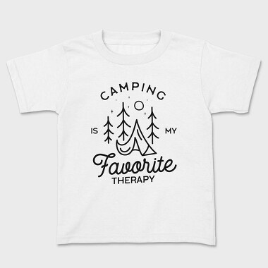 Camping Is My Favorite Therapy, Tricou Copii