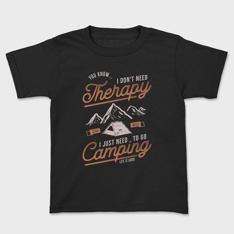 Camping Therapy, Tricou Copii