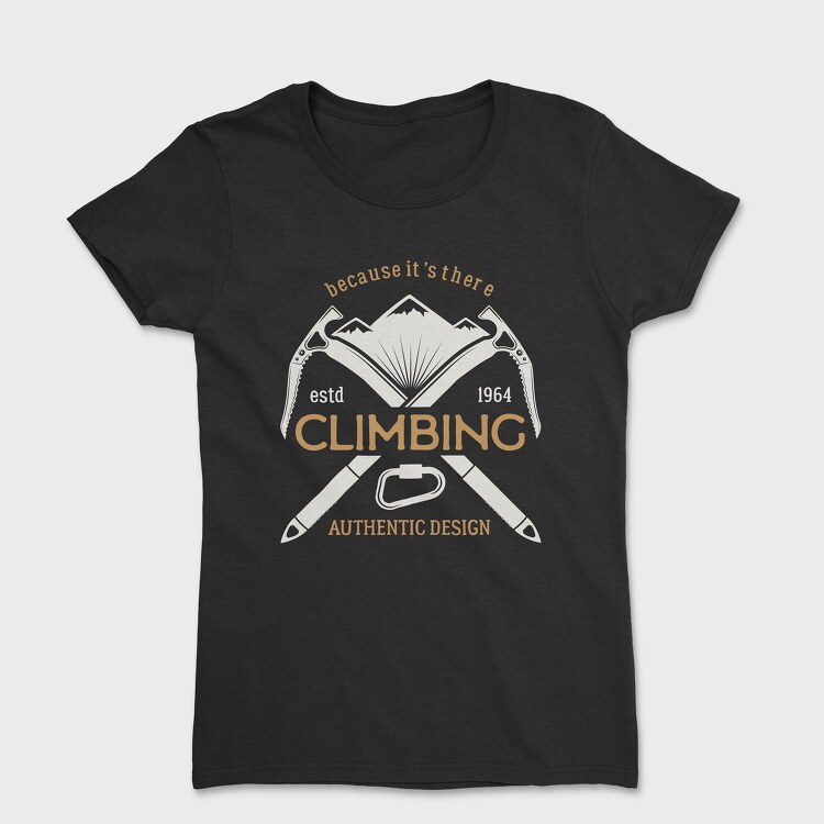 climbing mountain, Tricou Femei