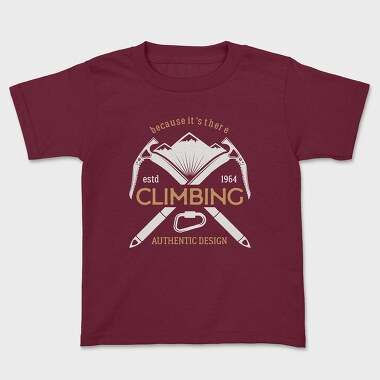 Tricou Copii, climbing mountain