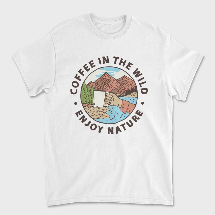 Tricou Barbati (Unisex), Coffee in the Wild