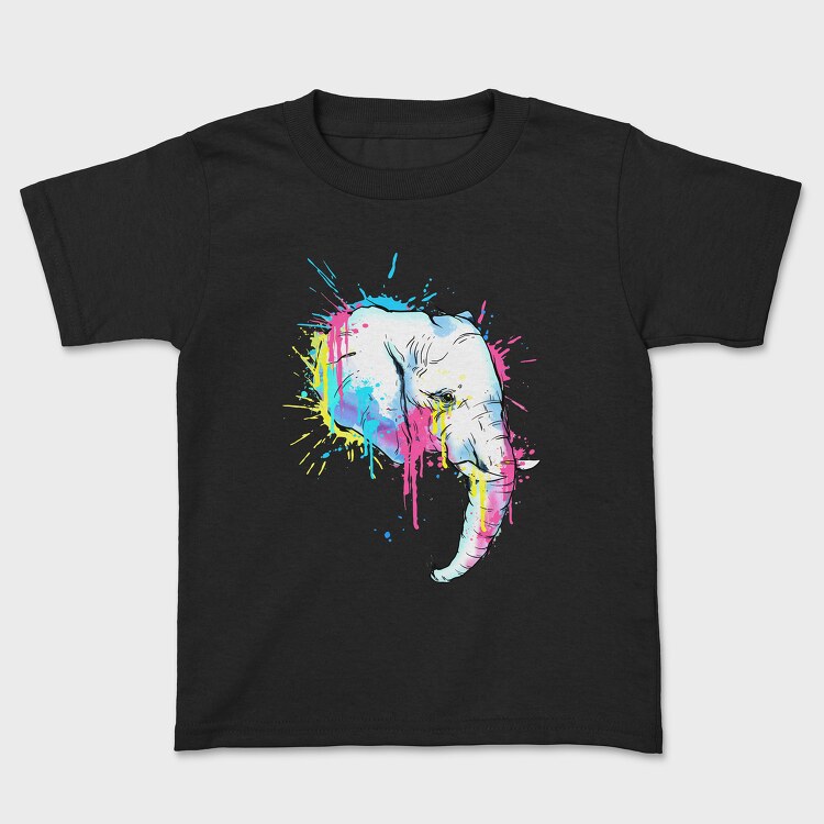 Colorful Elephant, Tricou Copii