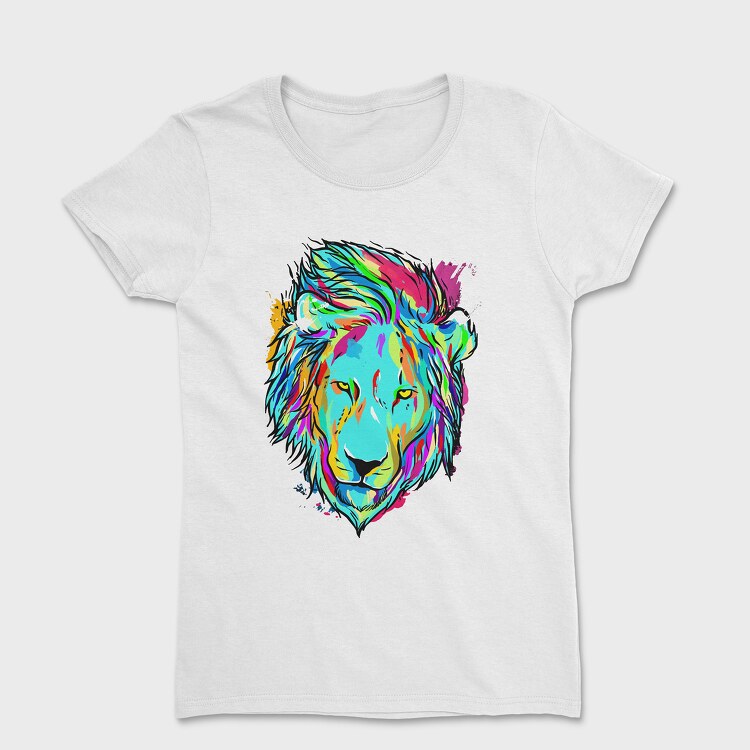 Colorful Lion 2, Tricou Femei