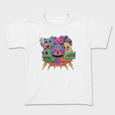 Colorful Monsters, Tricou Copii