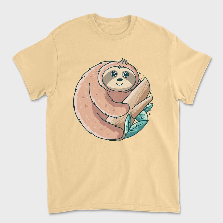 Tricou Barbati (Unisex), Cute Sloth 2