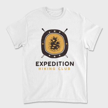 Expedition Hiking Club, Tricou Barbati (Unisex)