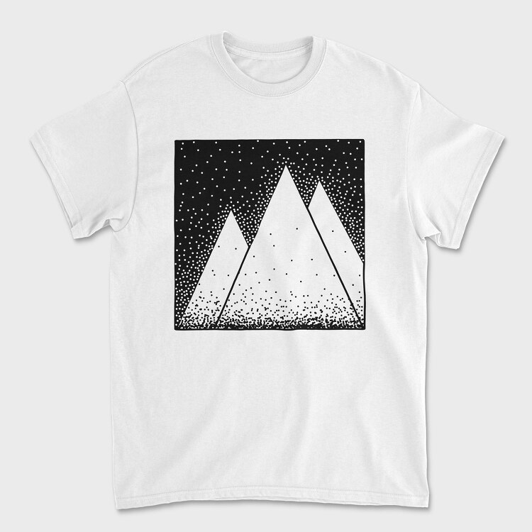 Geometric Landscape 4, Tricou Barbati (Unisex)