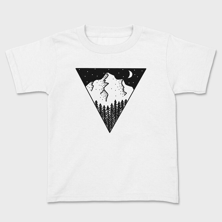 Tricou Copii, Geometric Landscape