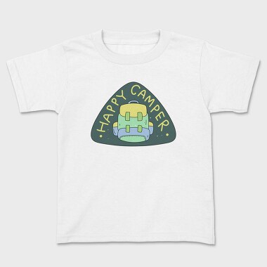 Happy Camper Backpack, Tricou Copii