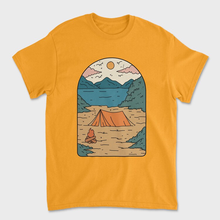 Landscape Nature 3, Tricou Barbati (Unisex)