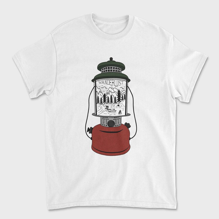 Lantern Wanderlust, Tricou Barbati (Unisex)