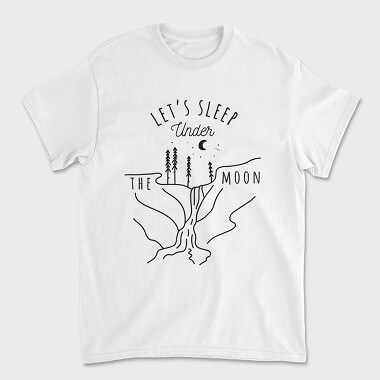 Lets Sleep Under the Moon, Tricou Barbati (Unisex)