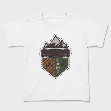 Mountain Camp Badge, Tricou Copii