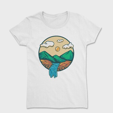 Mountain Illustration 7, Tricou Femei