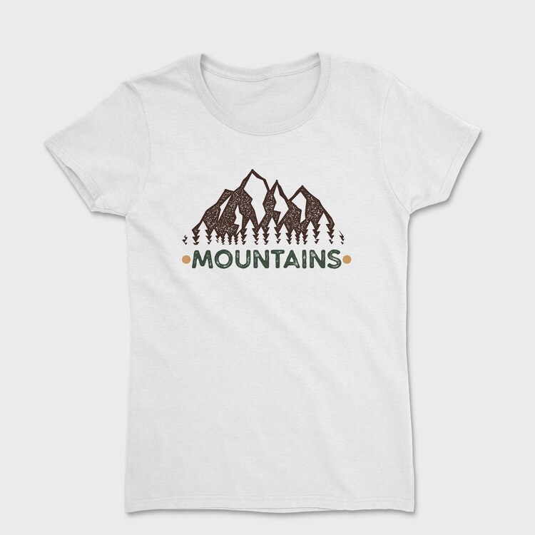 mountain retro, Tricou Femei