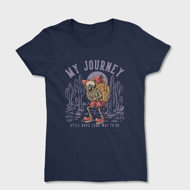 My Journey With Hiking Skeleton, Tricou Femei