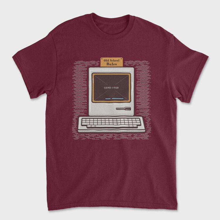 Old Pc, Tricou Barbati (Unisex)