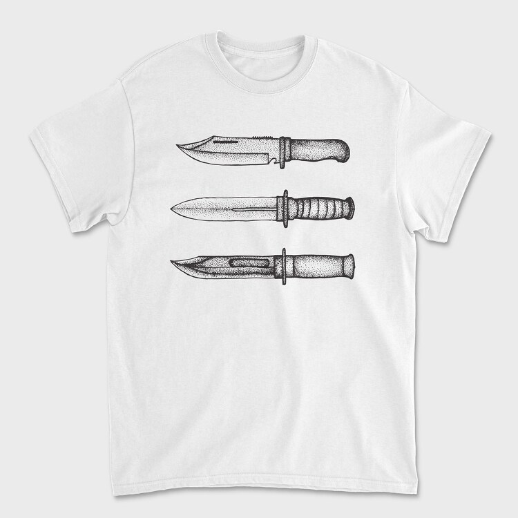 Outdoor Knife, Tricou Barbati (Unisex)