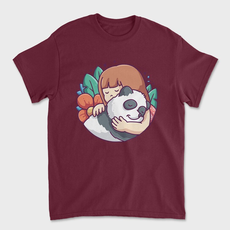 Panda, Tricou Barbati (Unisex)