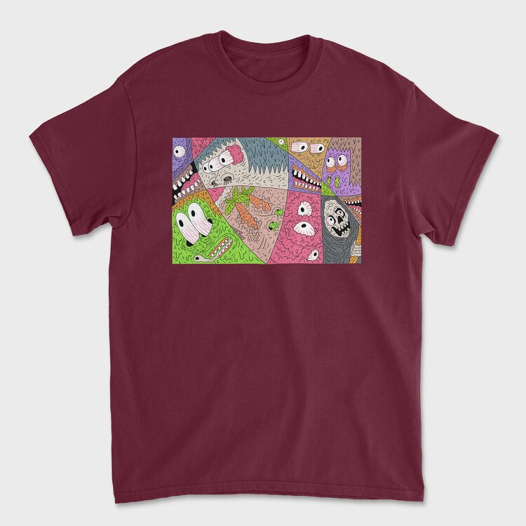 Psychedelic Illustration 2, Tricou Barbati (Unisex)