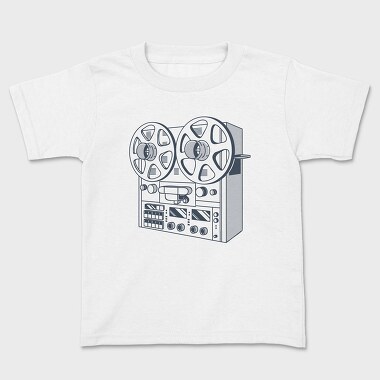 Tricou Copii, Vintage Audio Illustration 2