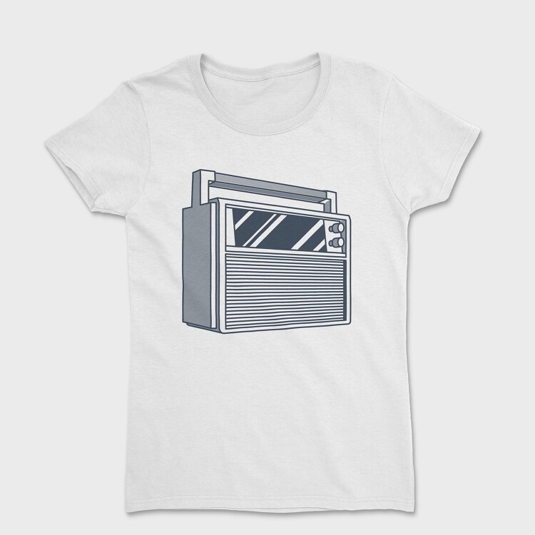 Tricou Femei, Vintage Audio Illustration 4