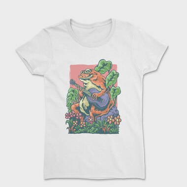 Vintage Frog Guitar, Tricou Femei